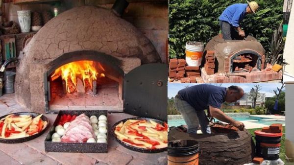 how to make a clay oven