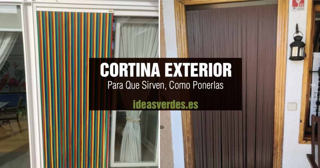 cortinas para puertas exterior