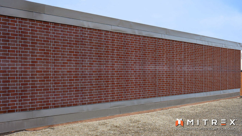 Photovoltaic solar panels that look like bricks to transform facades into clean energy sources