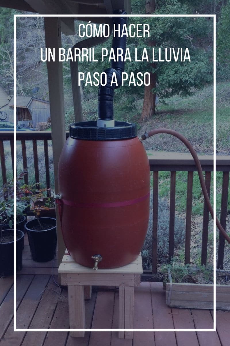 Create your homemade rain barrel