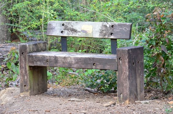 original wooden bench
