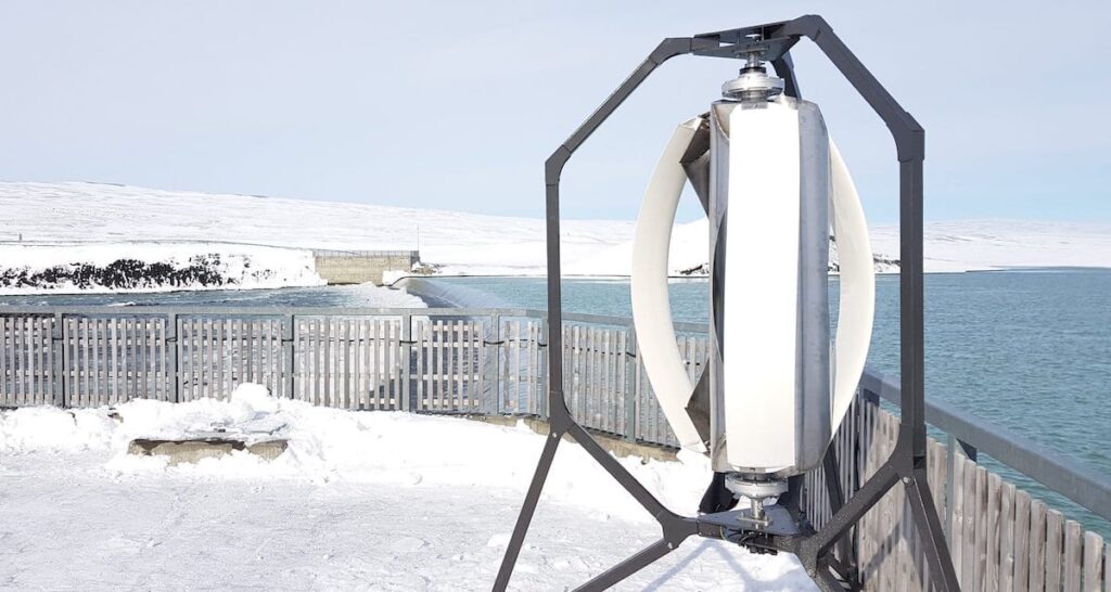 IceWind, the vertical axis mini-wind turbines born from the mad Icelandic winds