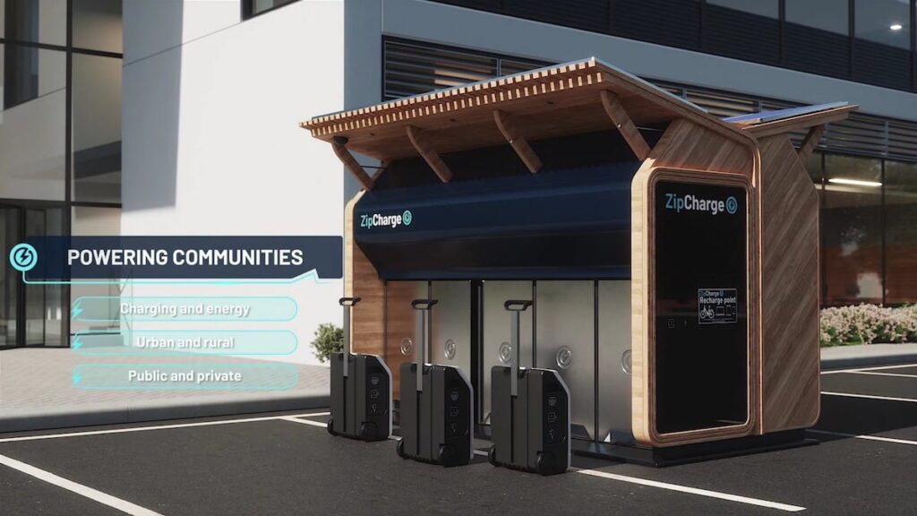 GoHub, the first portable electric vehicle charging infrastructure for public and shared use