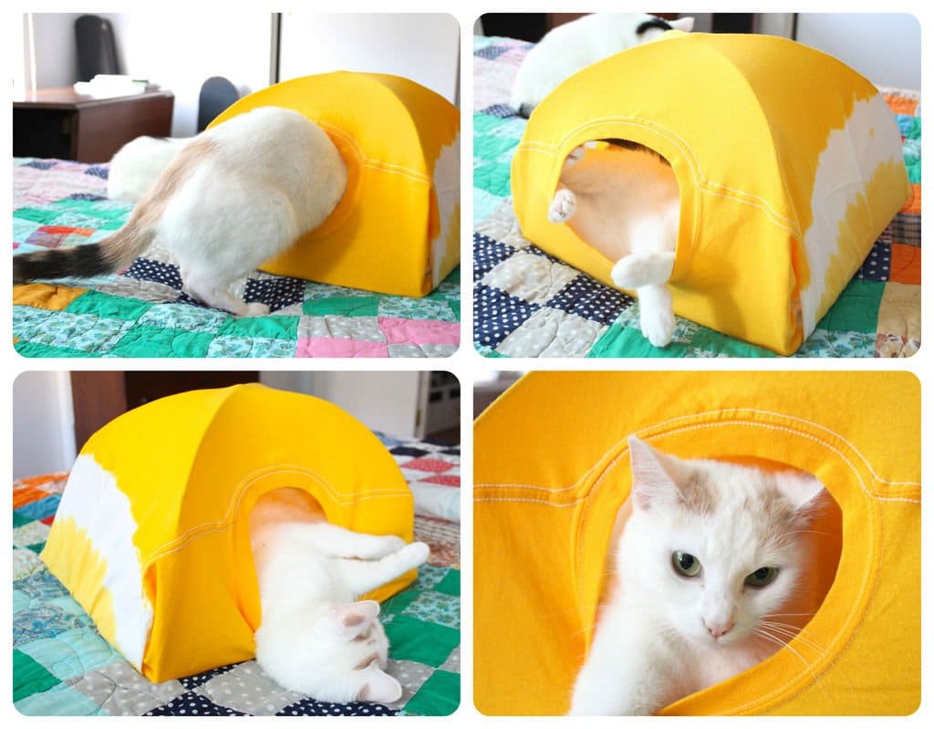 Como hacer una casita para tu gato 14
