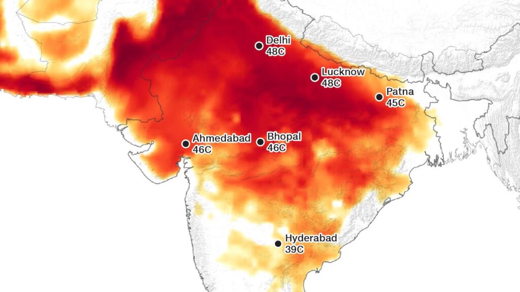 Thermometers go crazy in India and Pakistan during historic heat wave