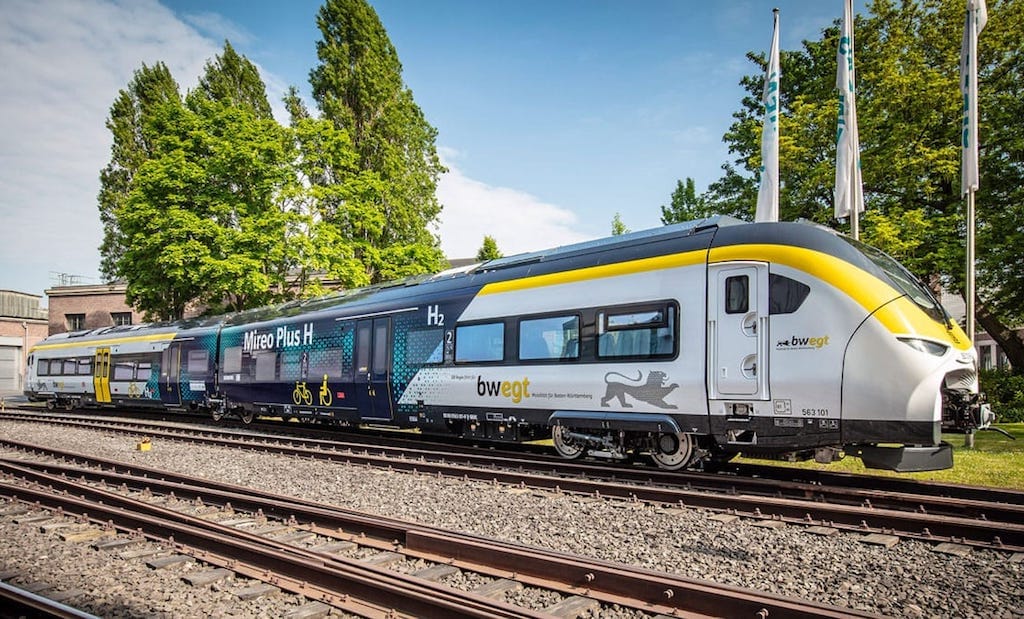 Siemens presents its new hydrogen fuel cell train with 1,000 km of zero-emission range