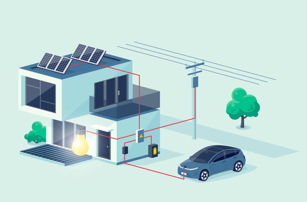 Can you use an electric vehicle to power your home?  two-way charging