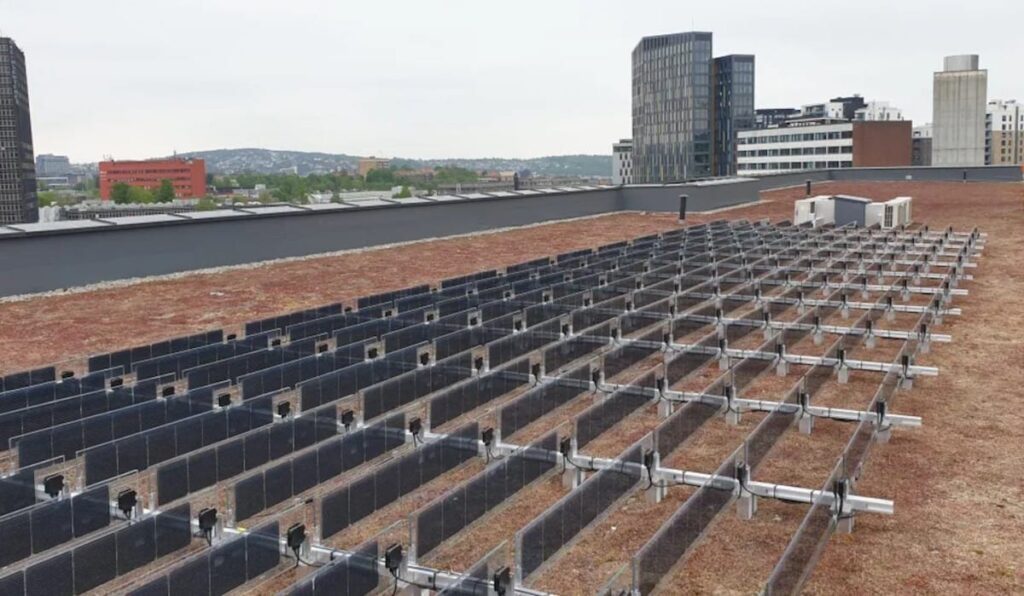 A new vertical photovoltaic system for roofs aims to revolutionize solar installations