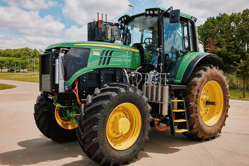 A modified John Deere is the world's first zero-emission ammonia-powered tractor