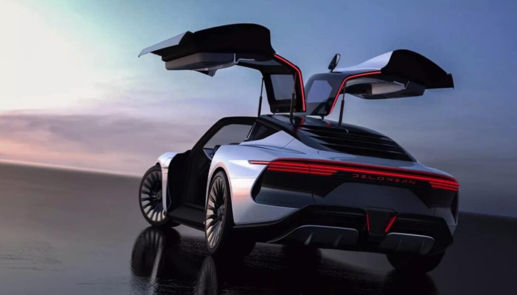 DeLorean Alpha5 Launch Edition, the 100% electric car "Back to the future"