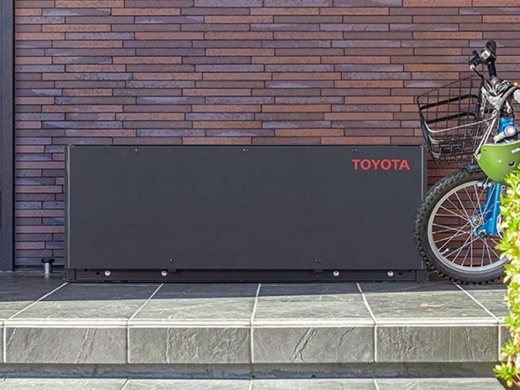 Toyota introduces storage battery system for residential use