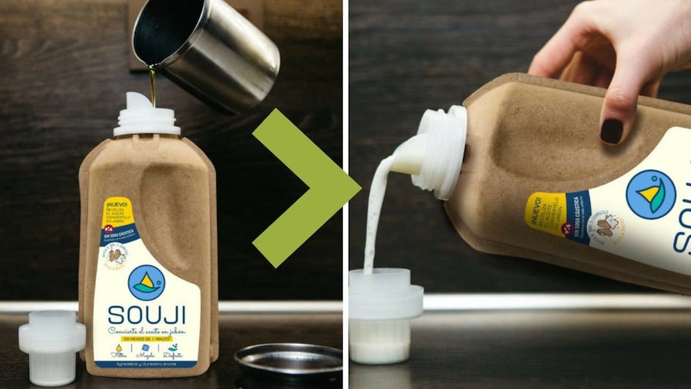 SOUJI, the "miracle" product that transforms your used cooking oil into liquid detergent for household use