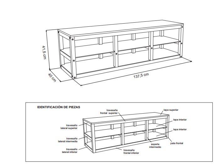 shelf bench