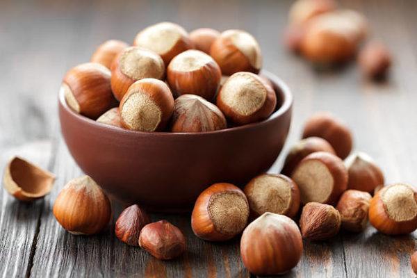 What are the fruits of fresh autumn hazelnuts 
