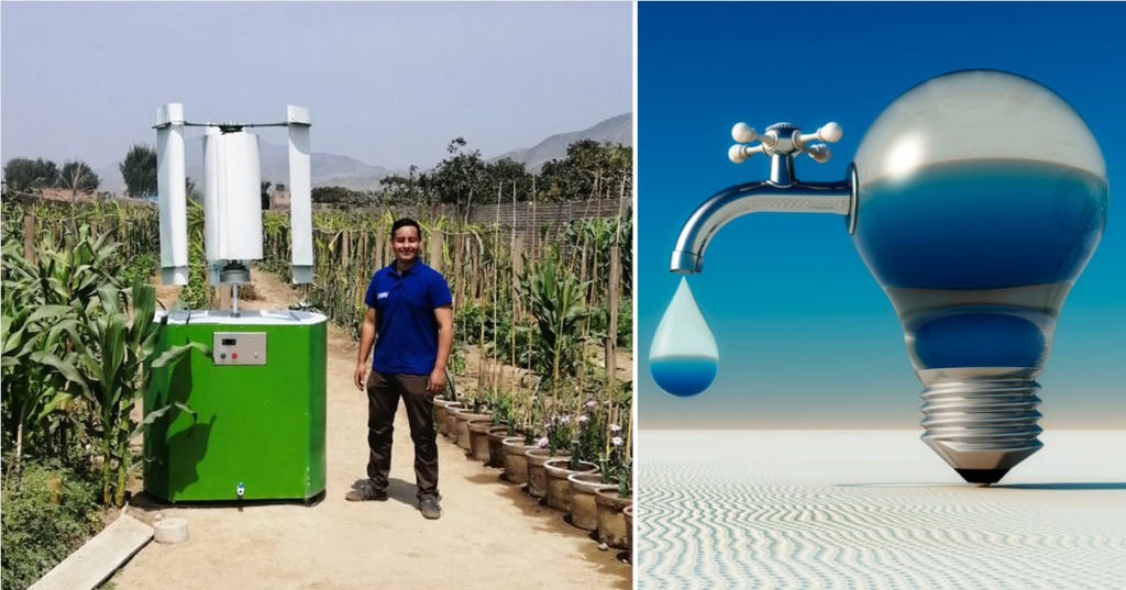 The Peruvian turns wind into water and is recognized by the UN » El Horticultor