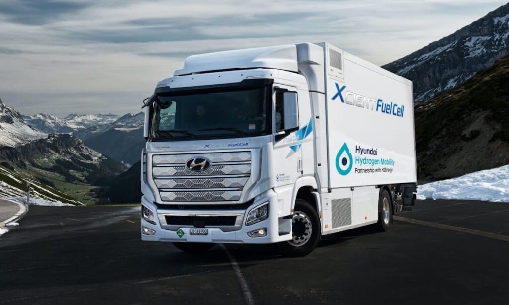Hyundai continues to expand its Xcient Fuel Cell hydrogen truck throughout Europe, now they're coming to Germany