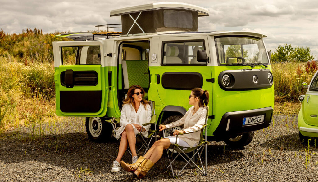 XBUS Camper, the most efficient modular mini-caravan for 2 people