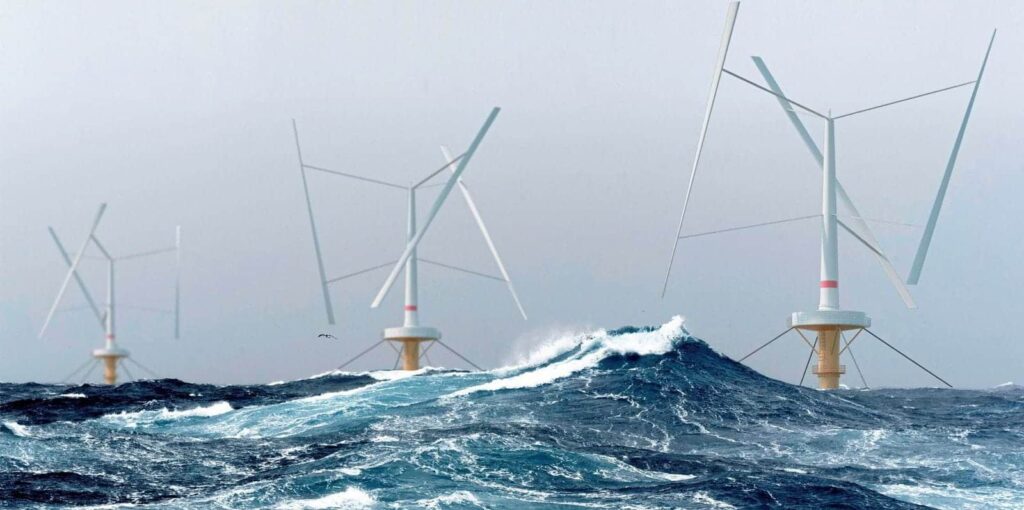 A new 1MW vertical axis wind turbine could change offshore wind farms forever, dramatically reducing the cost of offshore wind power
