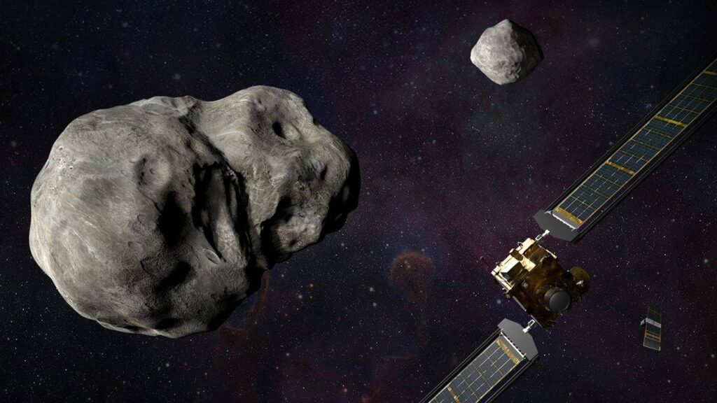NASA, satélite, asteroide, impacto espacial, sonda espacial, DART