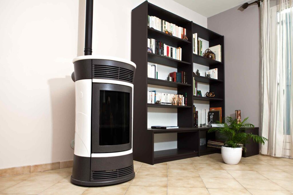 Can a pellet or wood stove be installed in an apartment?