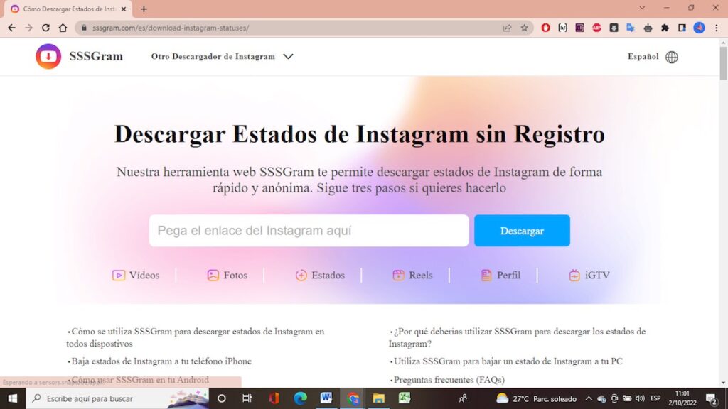 The tool to download videos from Instagram safely