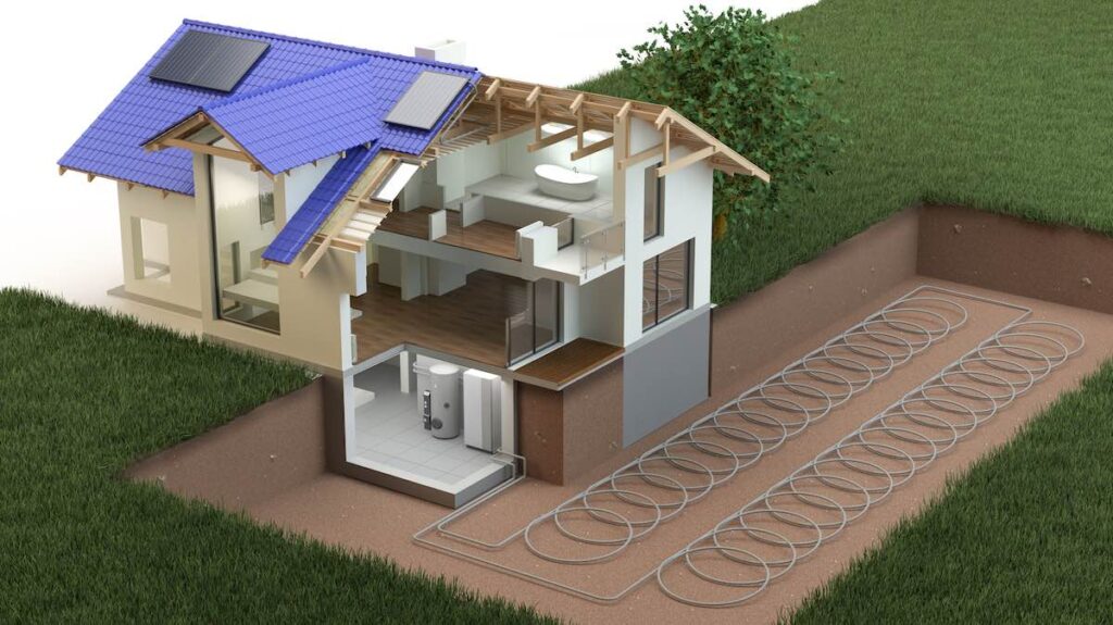 A French electrician invents a solar and geothermal heating system to cut his bill by three