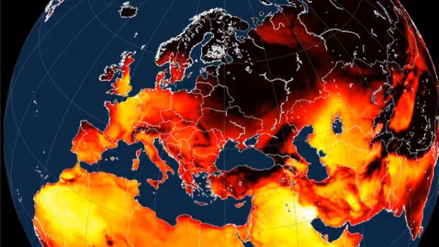 temperatura de Europa, cambio climático, crisis climática