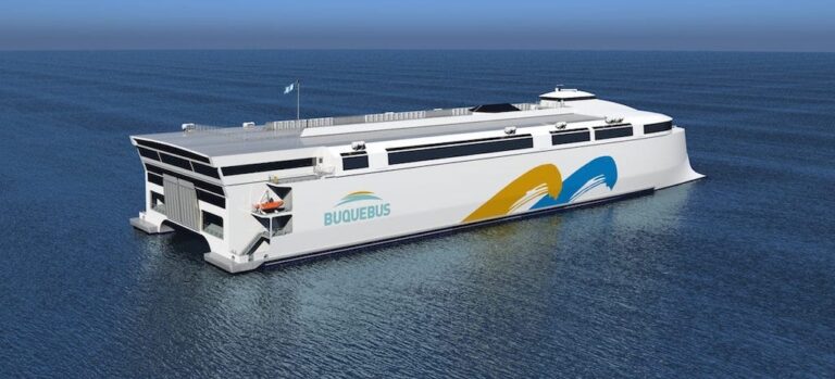 Incat Tasmania is building the world's largest electric passenger ferry and will enter service on an Argentinian route
