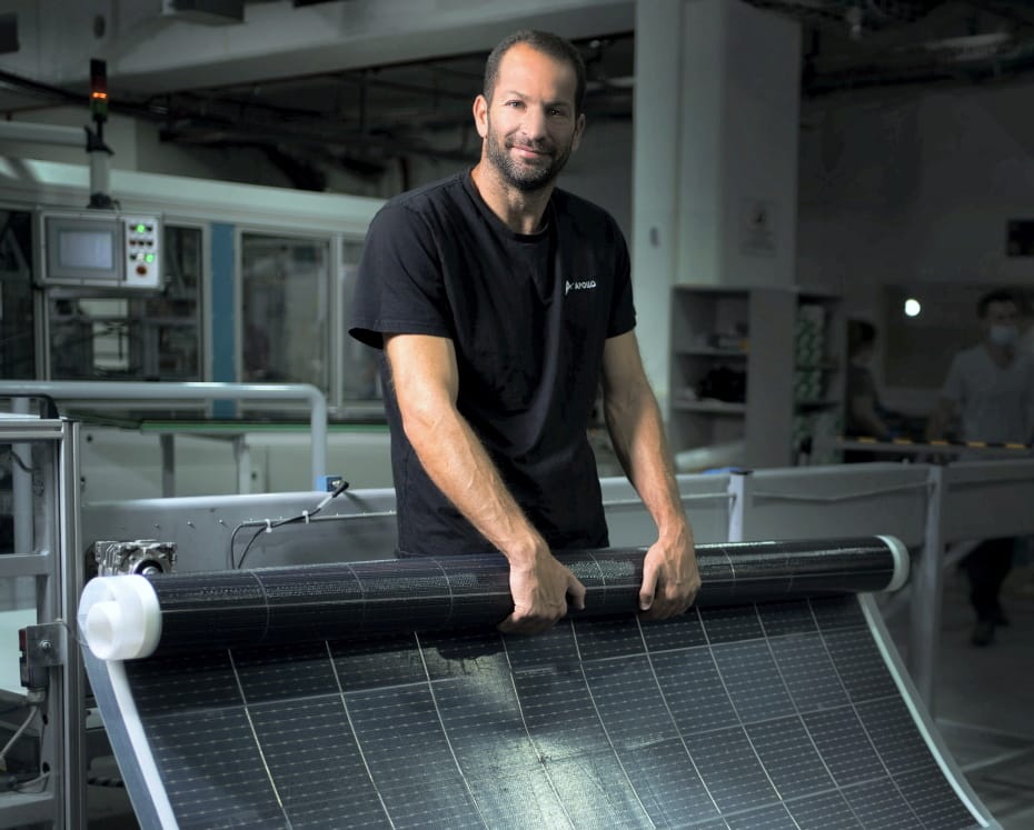 The production of more efficient, more durable flexible solar panels is underway and at half the price they can be placed anywhere