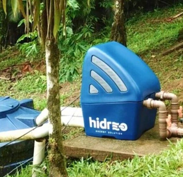 a Brazilian mini-hydroelectric plant capable of supplying homes