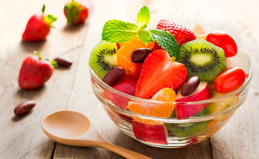 comer frutas fibra, fructosa, indigestión, intestinos