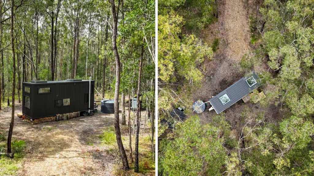 A tiny house in the Queensland forest that surprisingly combines luxury and simplicity