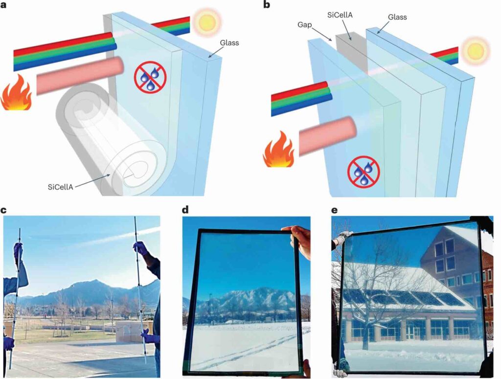 Scientists develop clear wood-based airgel that better insulates double-glazed windows