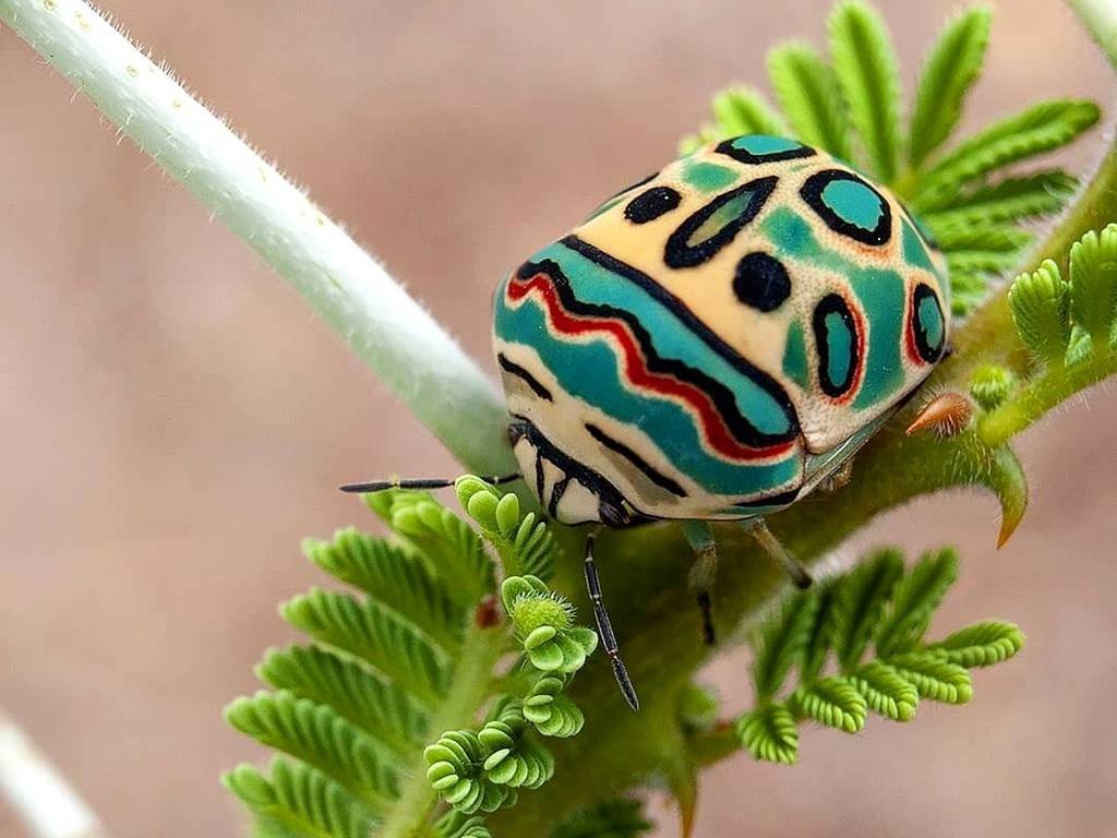 The Picasso bed bug, a work of art from nature