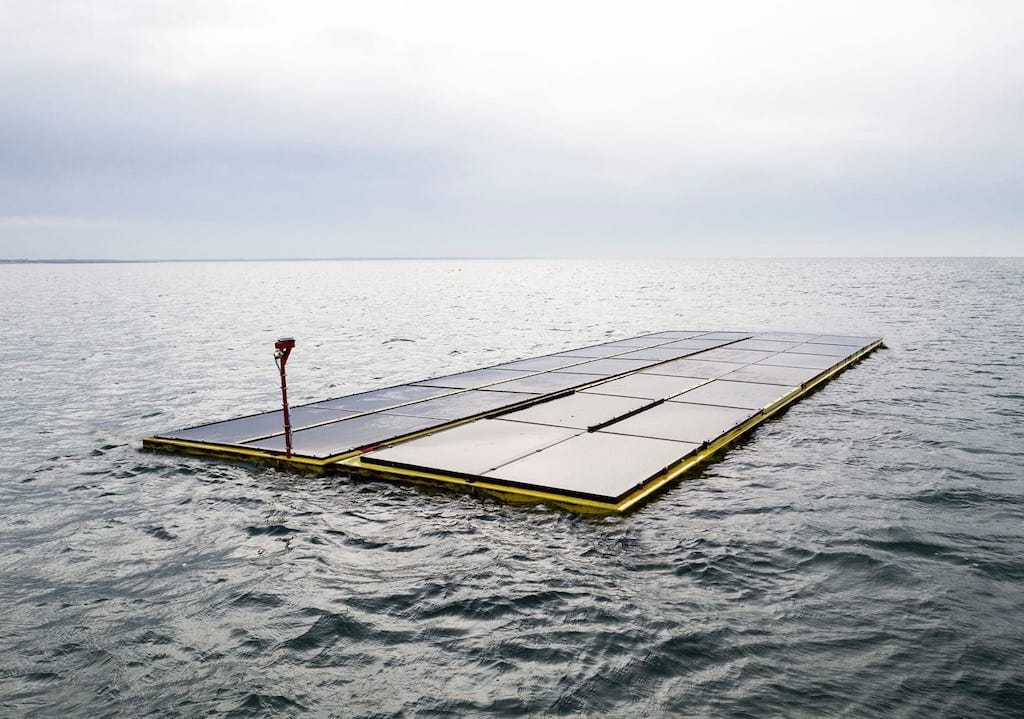 Solar panels at sea, the Netherlands brave the waves with floating photovoltaics