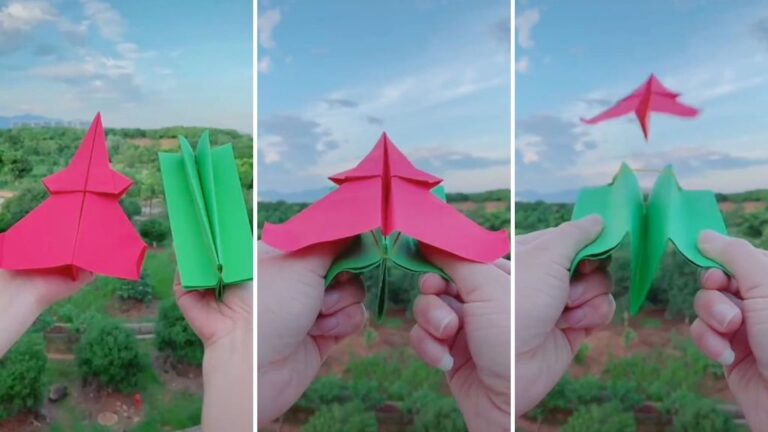 Cómo hacer un espectacular avión de papel con lanzador