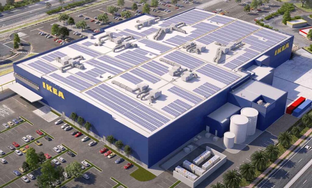 Ikea lanza la mayor microred solar y de baterías comerciales urbanas de Australia
