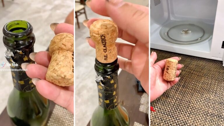 Original truco para devolver los tapones de corcho a su estado original sin esfuerzo y así reutilizarlos en botellas