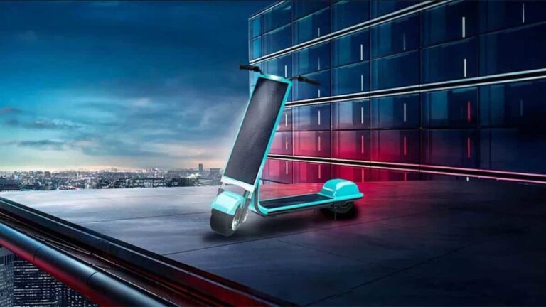 S80 Solar Scooter, the ingenious solar-powered electric scooter that never needs recharging